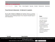 Tablet Screenshot of dres-rommel-laupheim.de